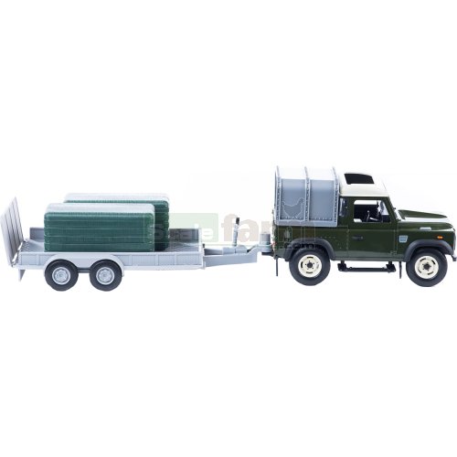 Land Rover Trailer and Bales Toy 2 | Just for Ewe